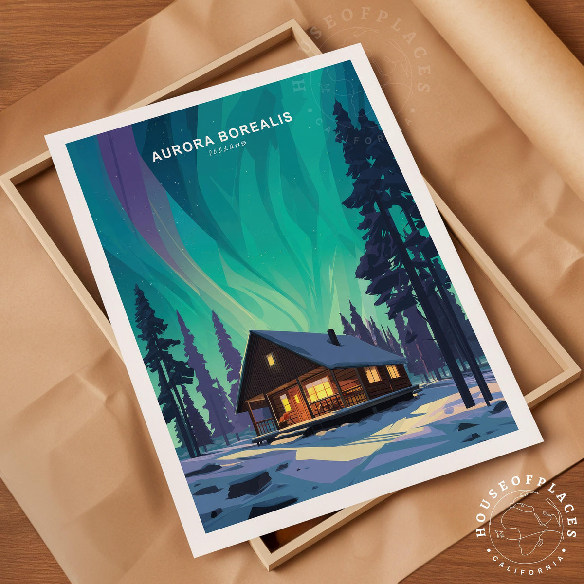 Aurora travel poster – view 4
