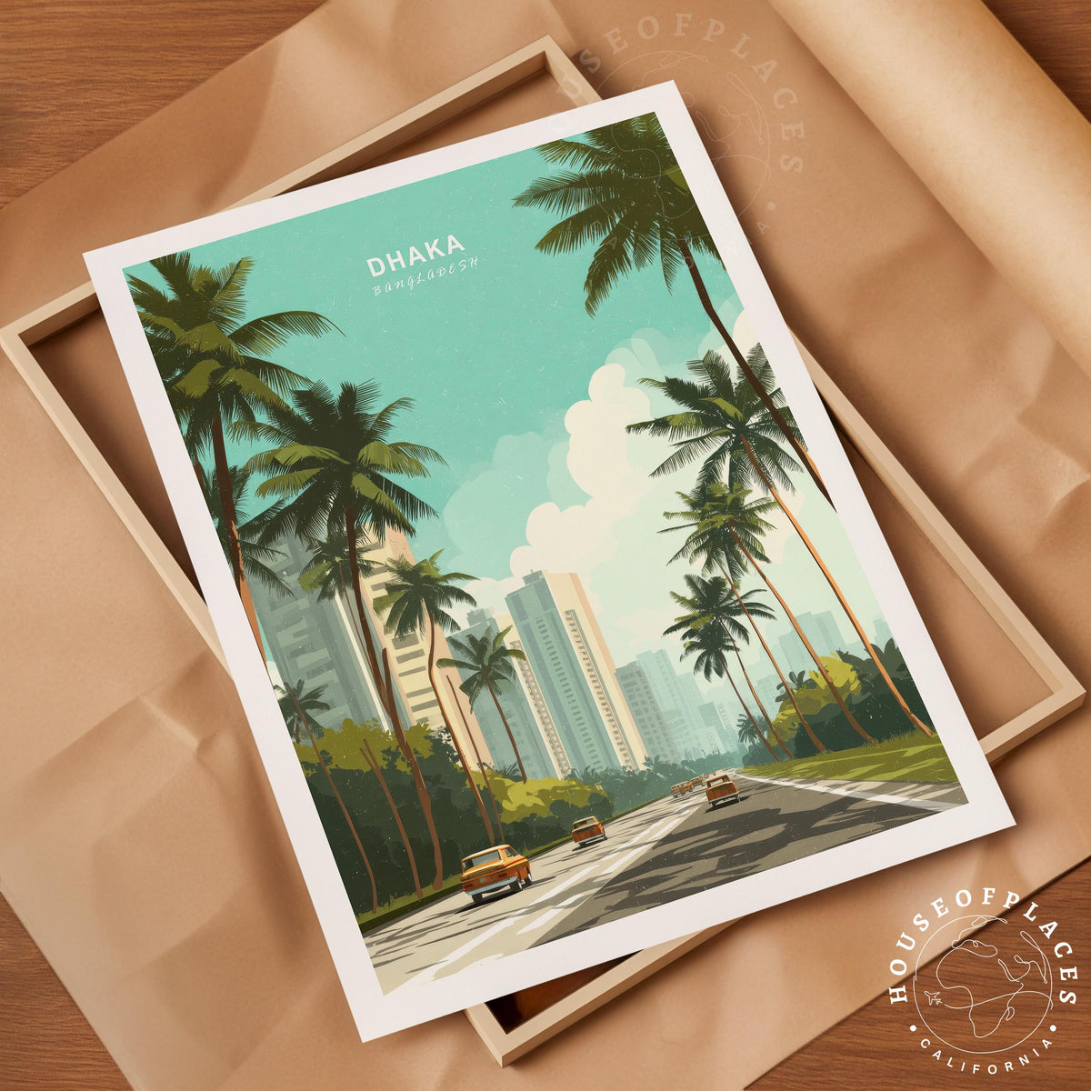 Dhaka travel poster – view 4
