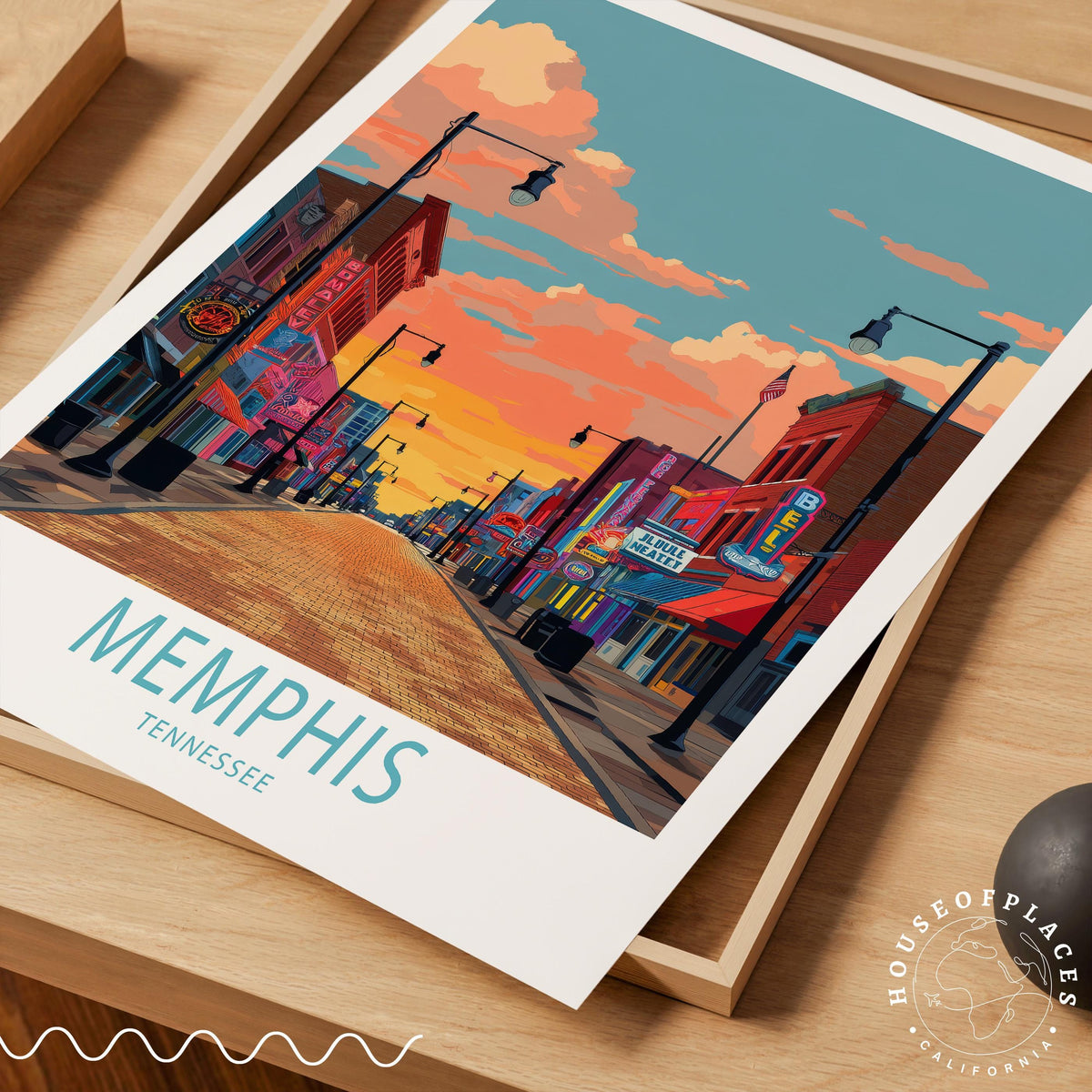 Memphis travel poster – view 7