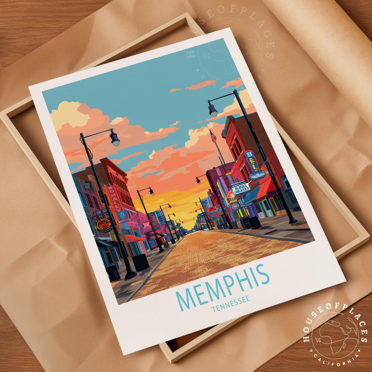 Memphis travel poster – view 4