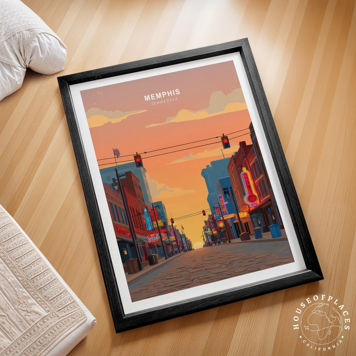 Memphis travel poster – view 2