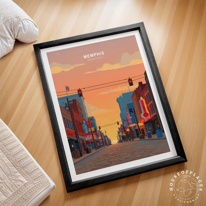 Memphis travel poster – view 2