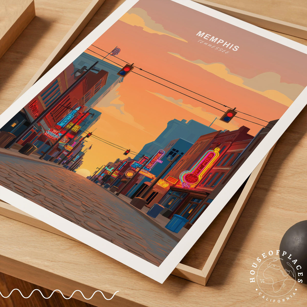 Memphis travel poster – view 7