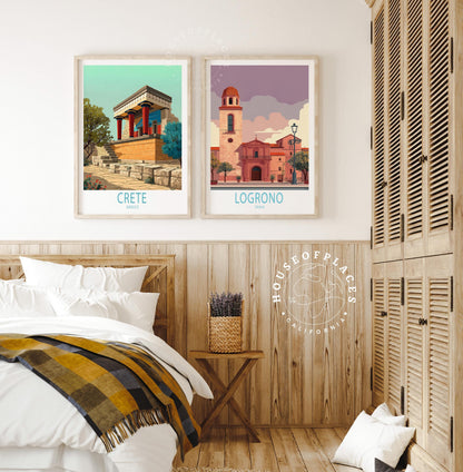 Crete travel poster – view 6