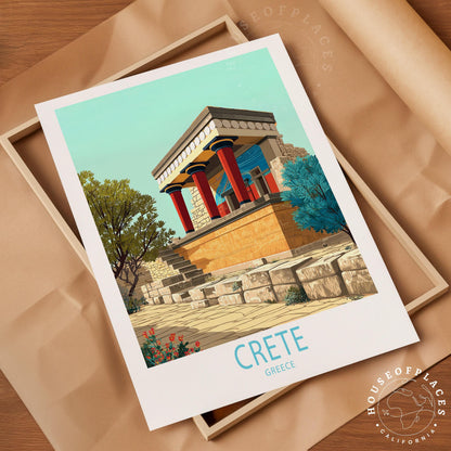 Crete travel poster – view 10