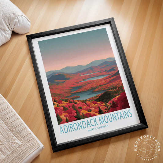 Adirondack Mountains North travel poster – view 2