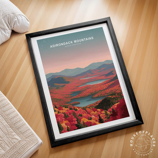 Adirondack Mountains North travel poster – view 2
