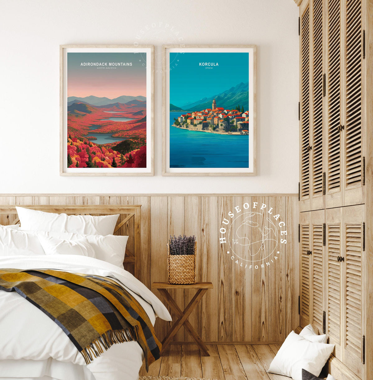 Korcula travel poster – view 6