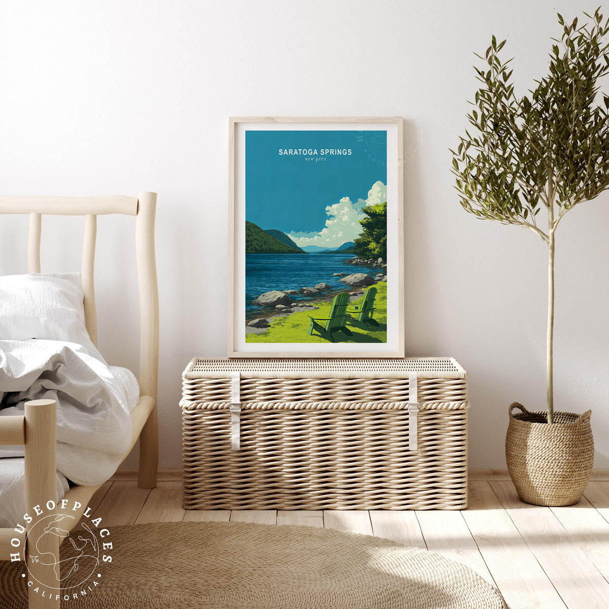 Saratoga Springs travel poster – view 3