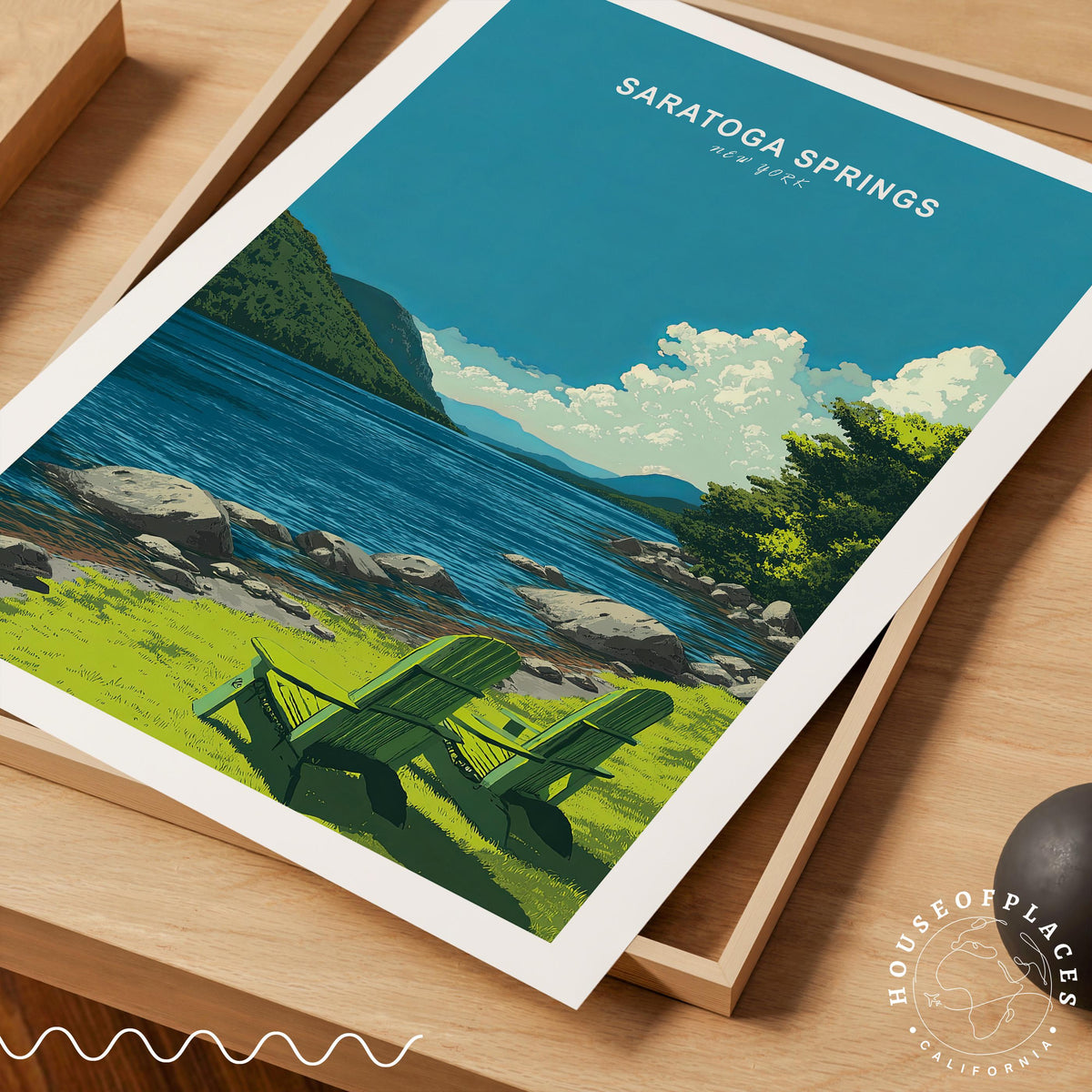 Saratoga Springs travel poster – view 4