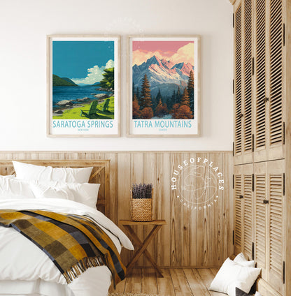 Tatra Mountains Europe travel poster – view 6