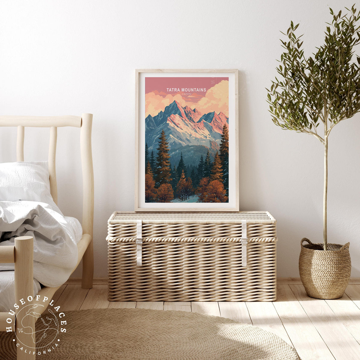 Tatra Mountains Europe travel poster – view 3