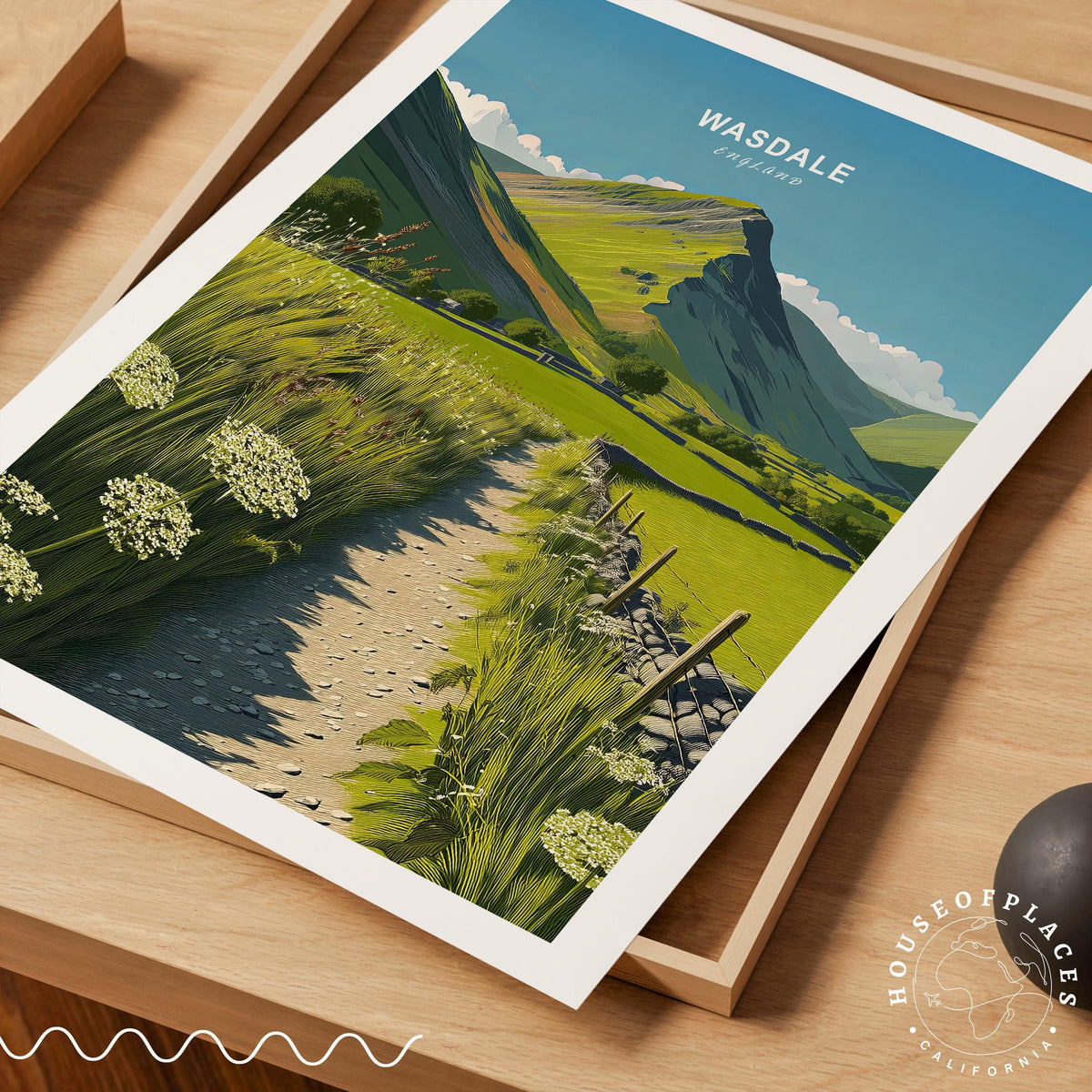 Wasdale travel poster – view 4