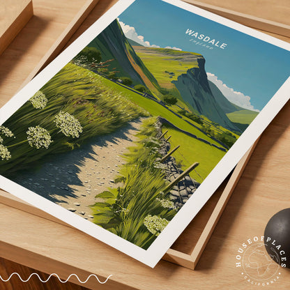 Wasdale travel poster – view 4