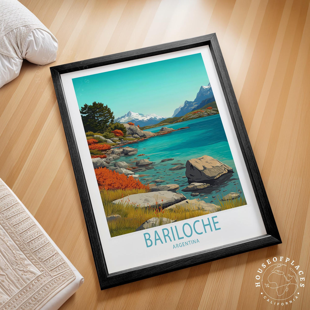 Bariloche travel poster – view 2