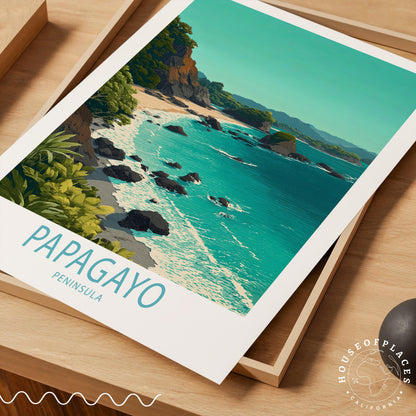 Papagayo Peninsula travel poster – view 4