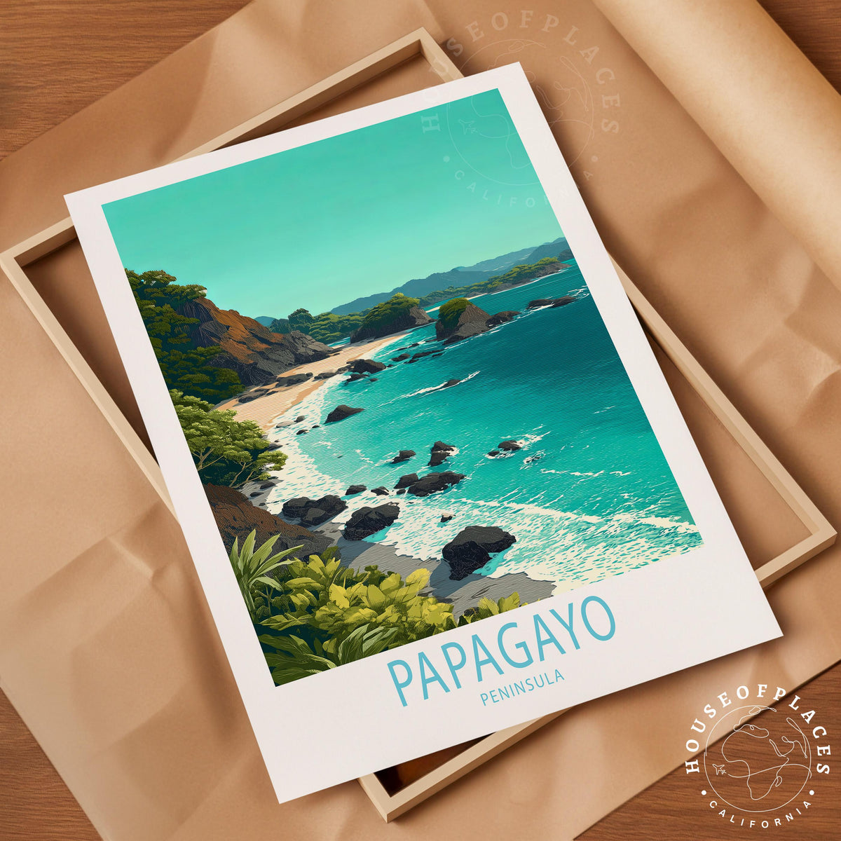 Papagayo Peninsula travel poster – view 10