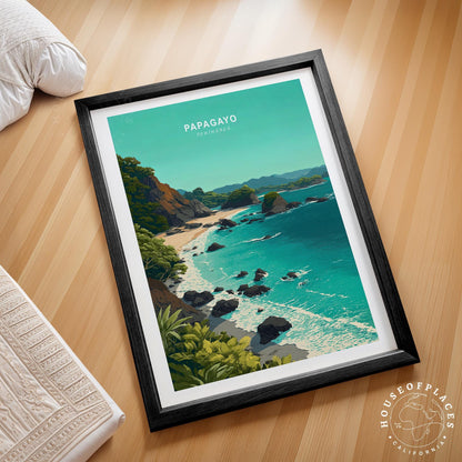 Papagayo Peninsula travel poster – view 2