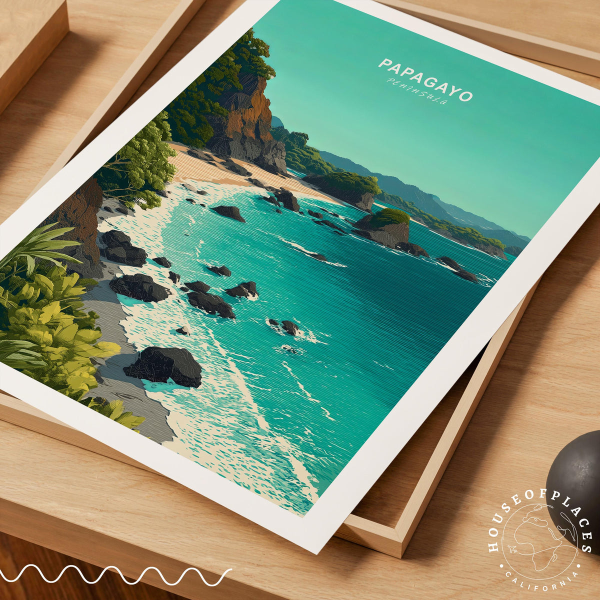 Papagayo Peninsula travel poster – view 4