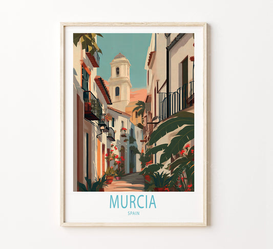 Murcia Travel Poster – Spain Wall Art Print