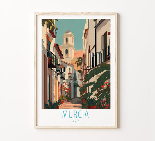 Murcia Travel Poster – Spain Wall Art Print