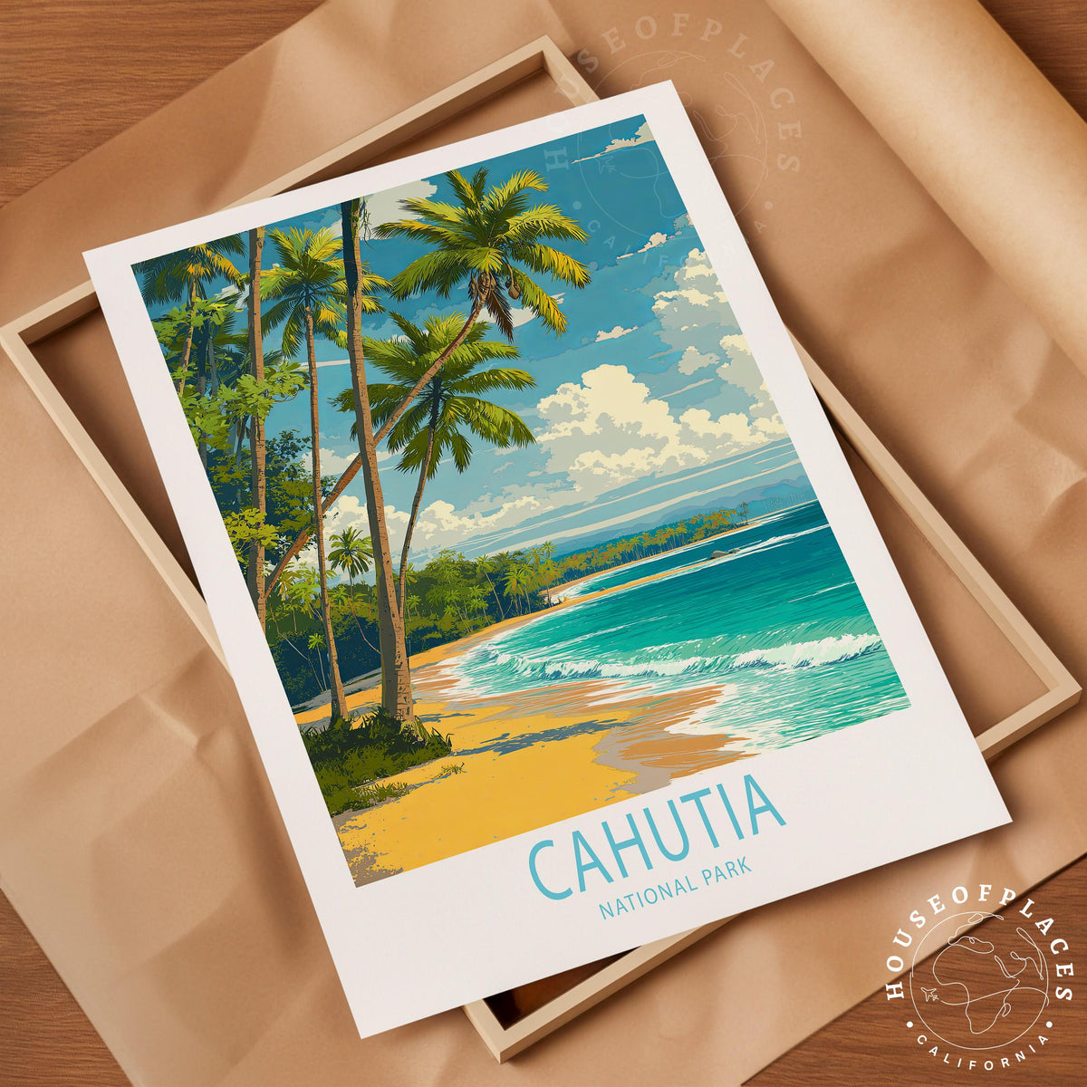 Cahutia National Park travel poster – view 10