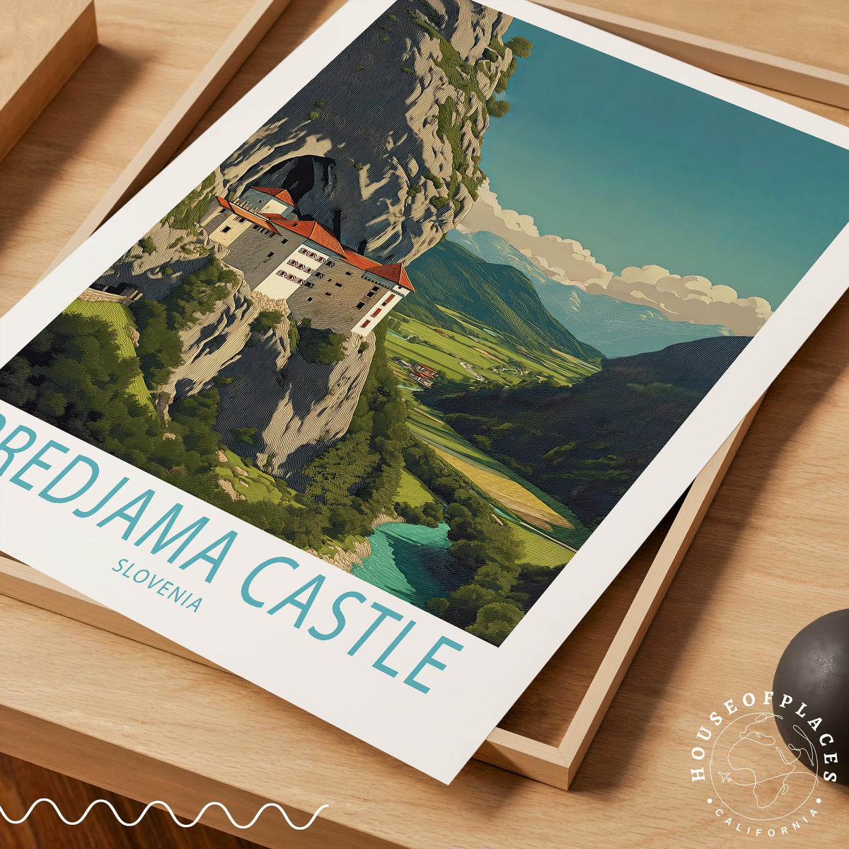Predjama Castle travel poster – view 4