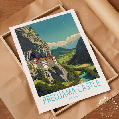 Predjama Castle travel poster – view 10