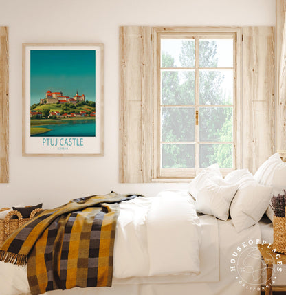 Ptuj Castle travel poster – view 7