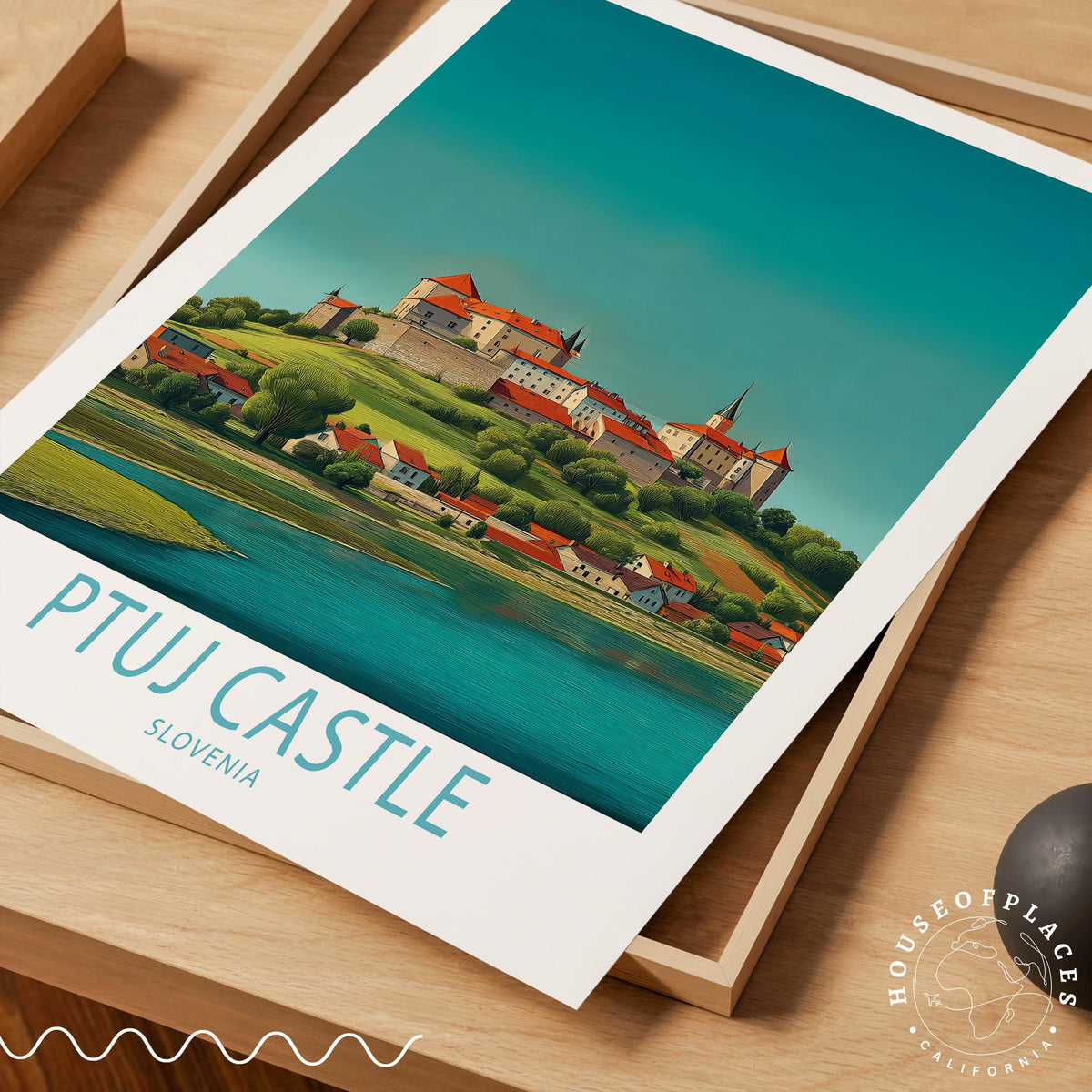 Ptuj Castle travel poster – view 4