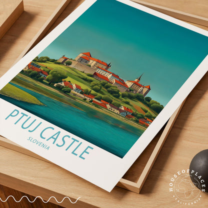 Ptuj Castle travel poster – view 4