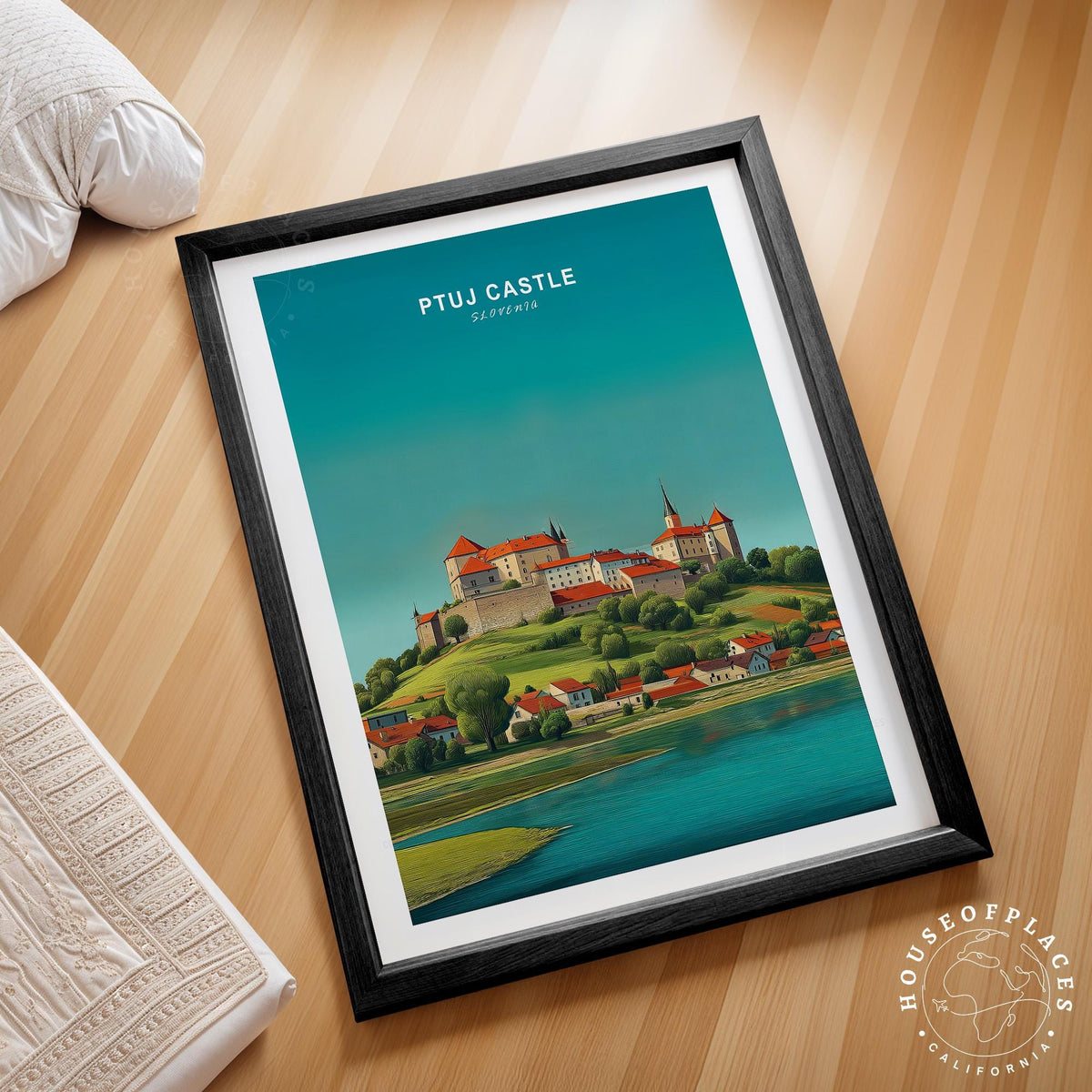 Ptuj Castle travel poster – view 2