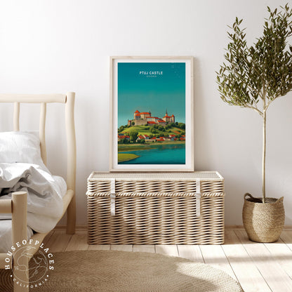Ptuj Castle travel poster – view 3