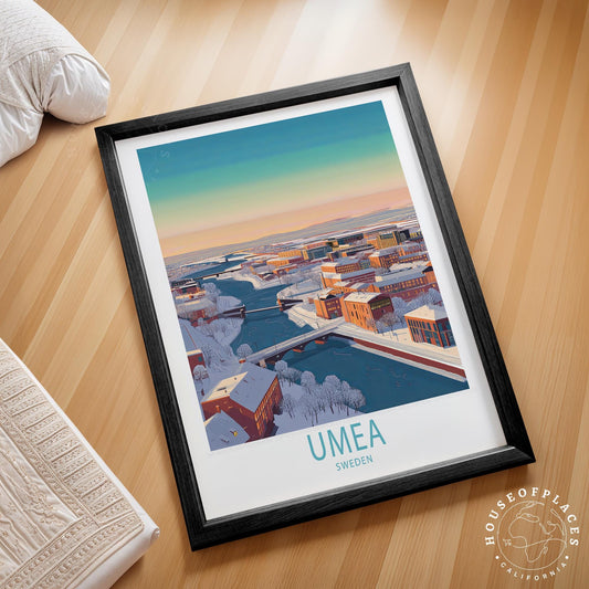 Umea travel poster – view 2