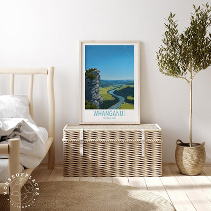 Whanganui National Park travel poster – view 3