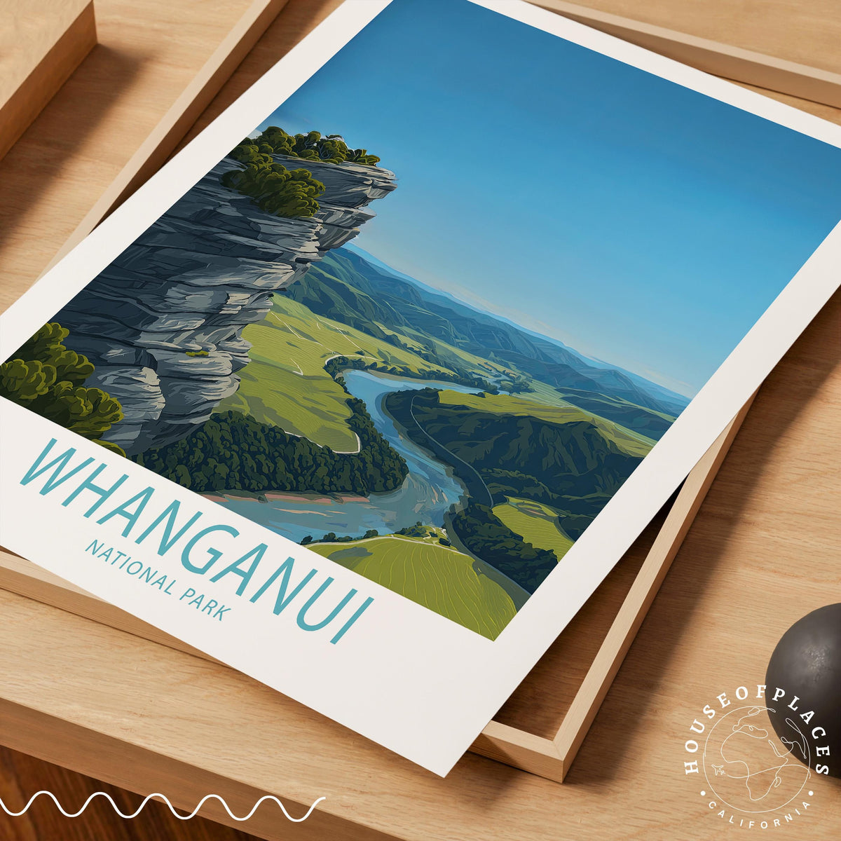 Whanganui National Park travel poster – view 4