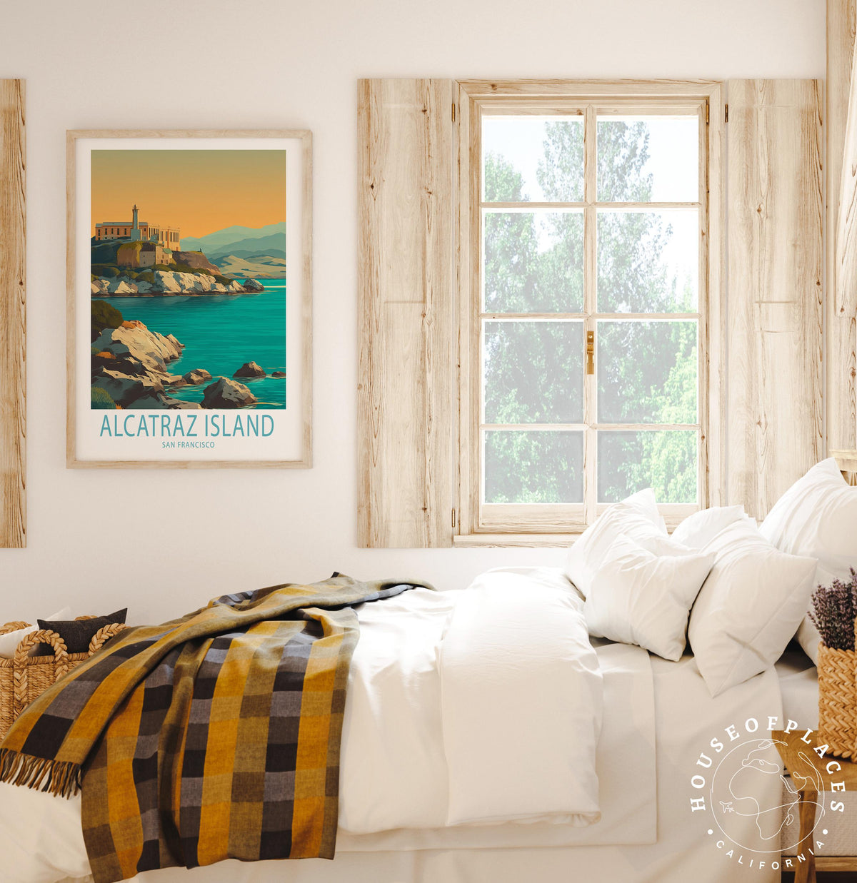 Alcatraz Island San Francisco travel poster – view 7