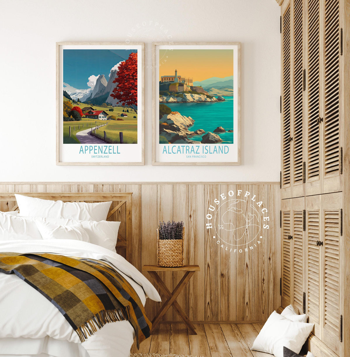 Alcatraz Island San Francisco travel poster – view 6