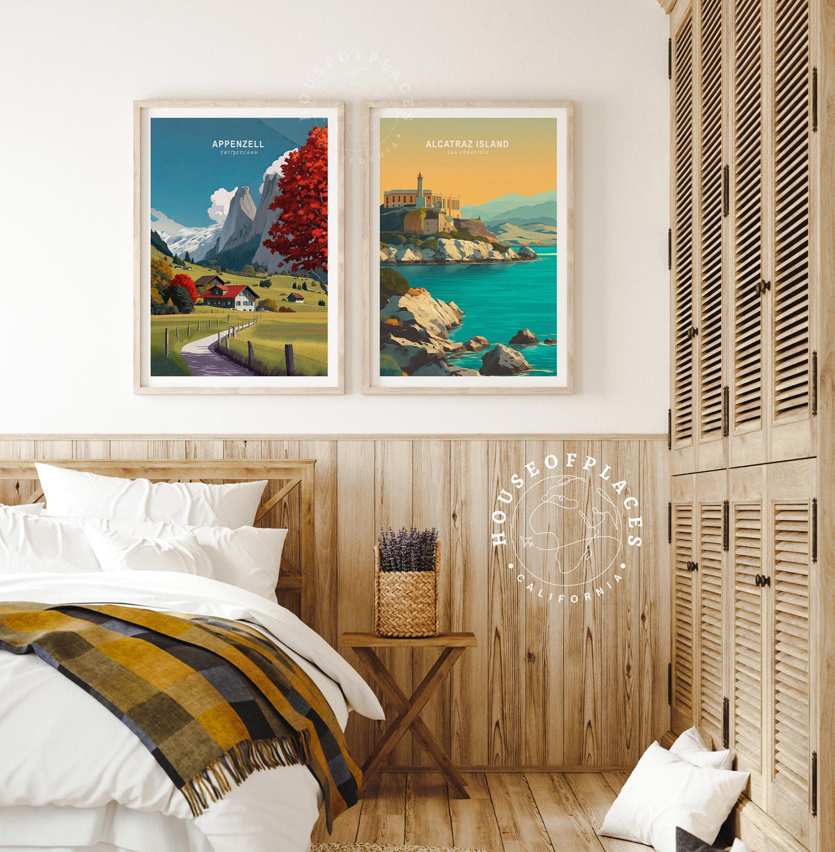 Alcatraz Island San Francisco travel poster – view 6