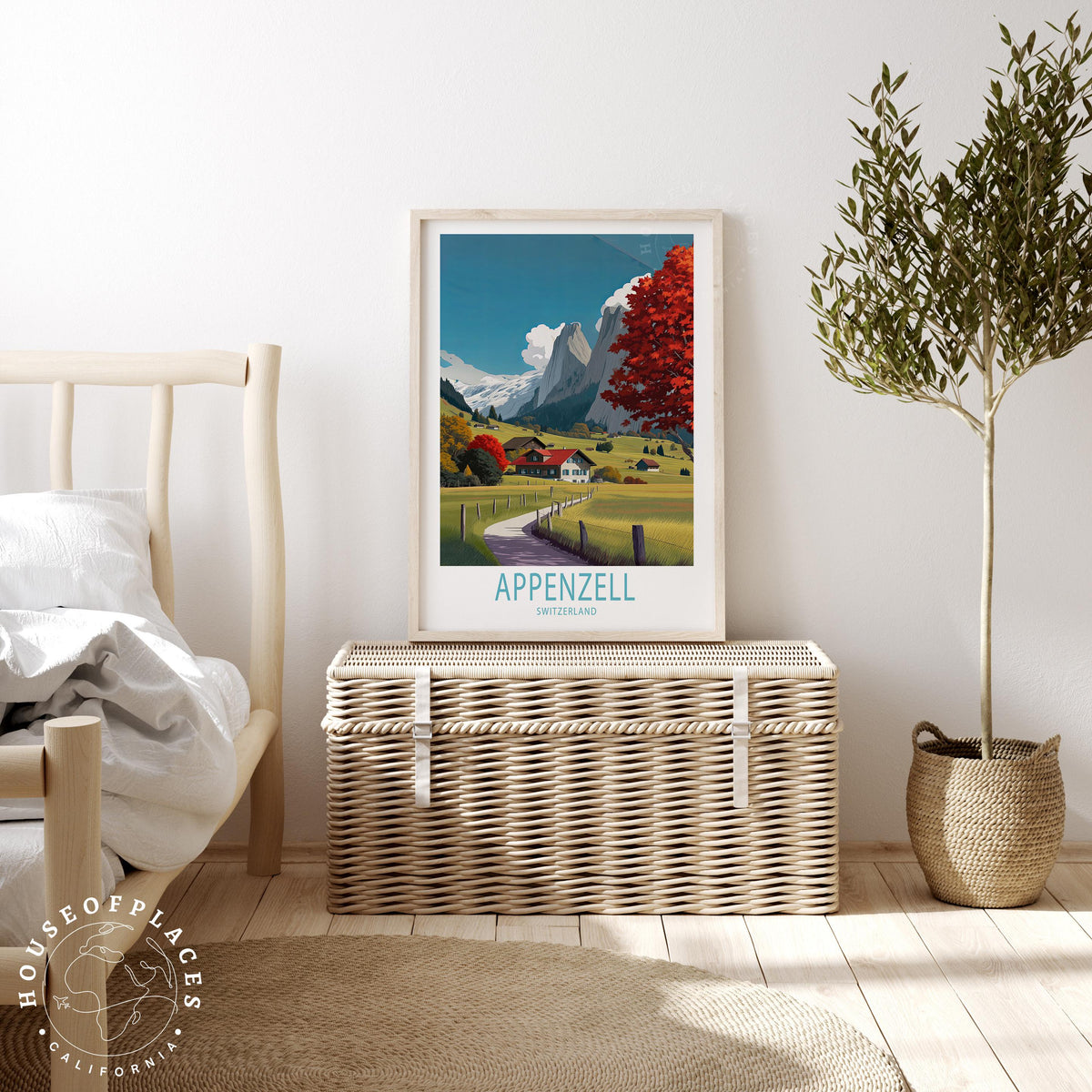 Appenzell travel poster – view 3