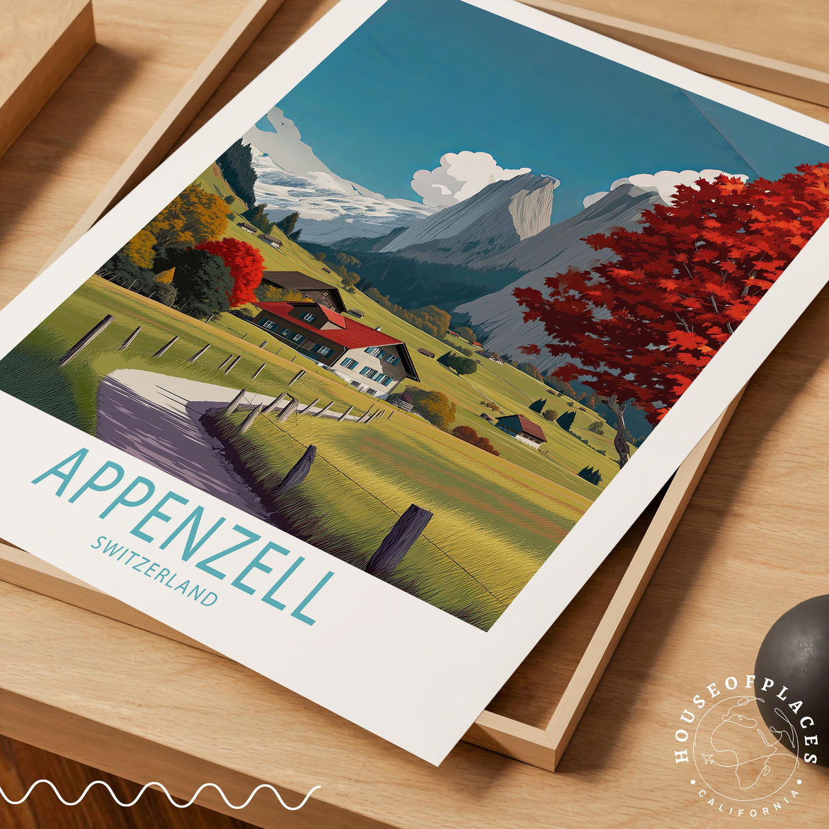 Appenzell travel poster – view 4