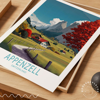 Appenzell travel poster – view 4