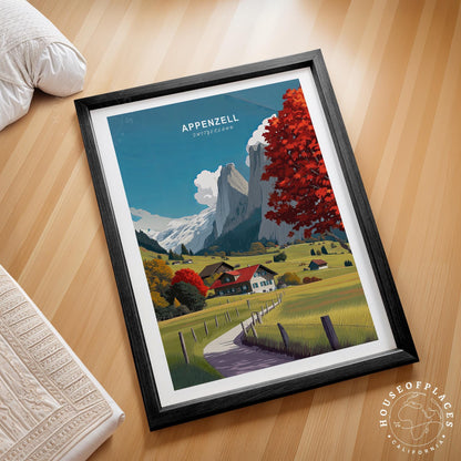 Appenzell travel poster – view 2