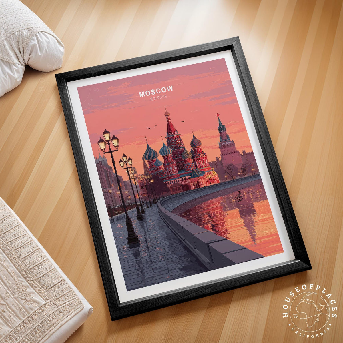 Moscow travel poster – view 2