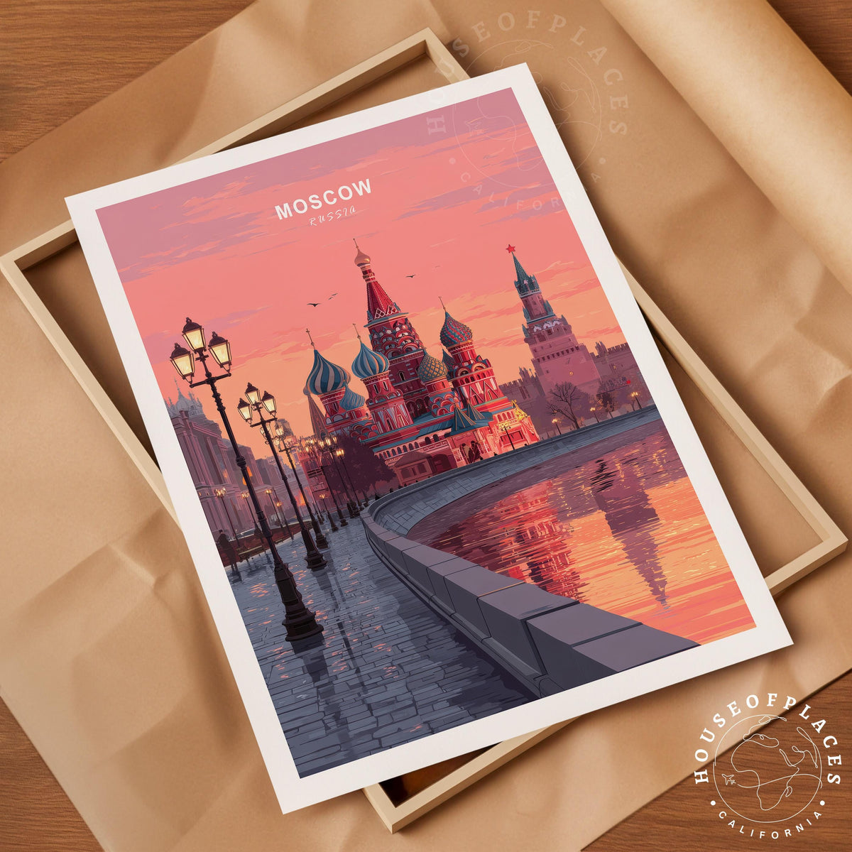 Moscow travel poster – view 4