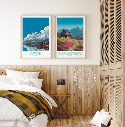 Seward travel poster – view 6