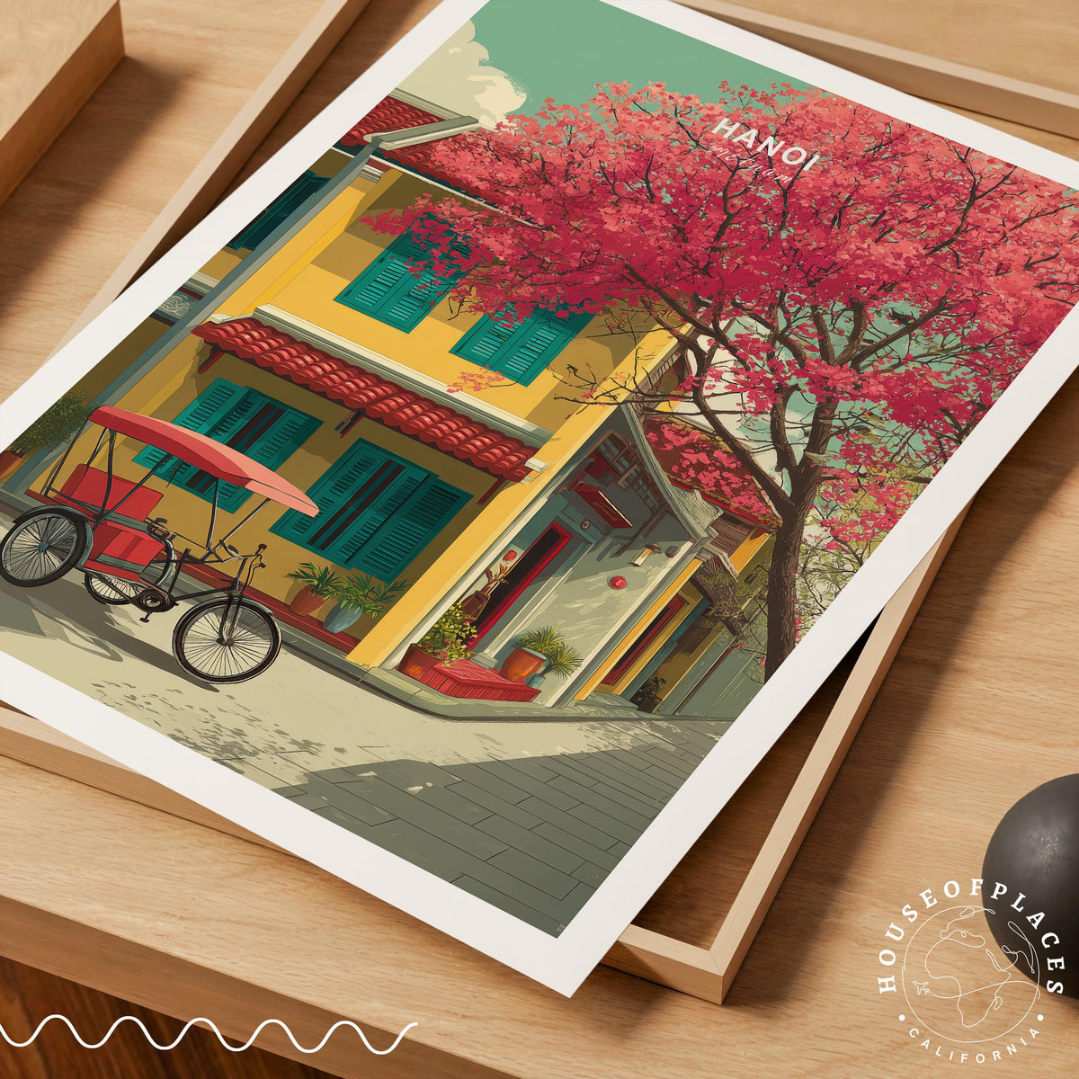Hanoi travel poster – view 7