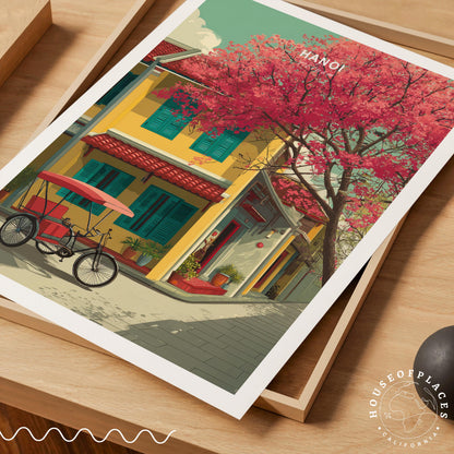 Hanoi travel poster – view 7