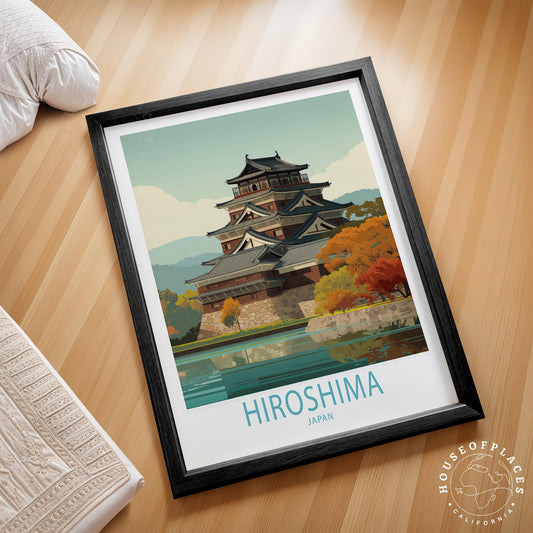 Hiroshima travel poster – view 2
