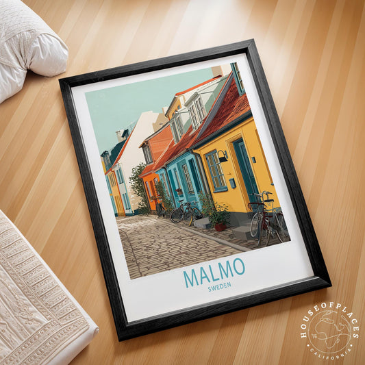 Malmo travel poster – view 2